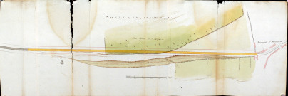 Plan de la descente de Nampont route d'Abbeville à Montreuil