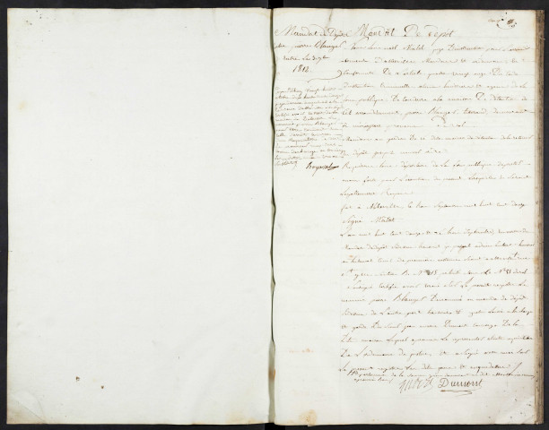 Maison de correction des Carmélites à Abbeville. Registre d'écrou : sans numéro d'écrou. 03 septembre 1812 - 22 juin 1813