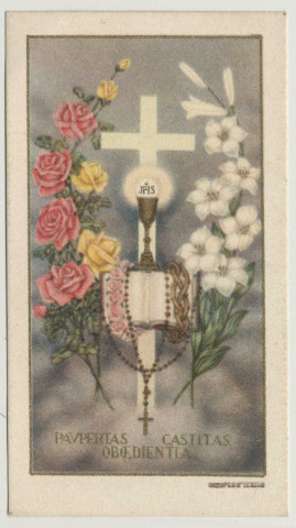 L'eucharistie. Calice et hostie (l'Eucharistie)