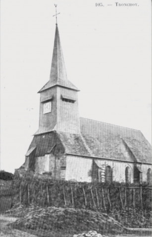 Tronchoy. Vue de l'église