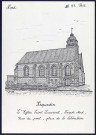 Sequedin (Nord) : église Saint-Laurent, façade nord - (Reproduction interdite sans autorisation - © Claude Piette)