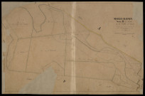 Plan du cadastre napoléonien - Mailly-Raineval : Vallée Sainte Barbe (La), D2