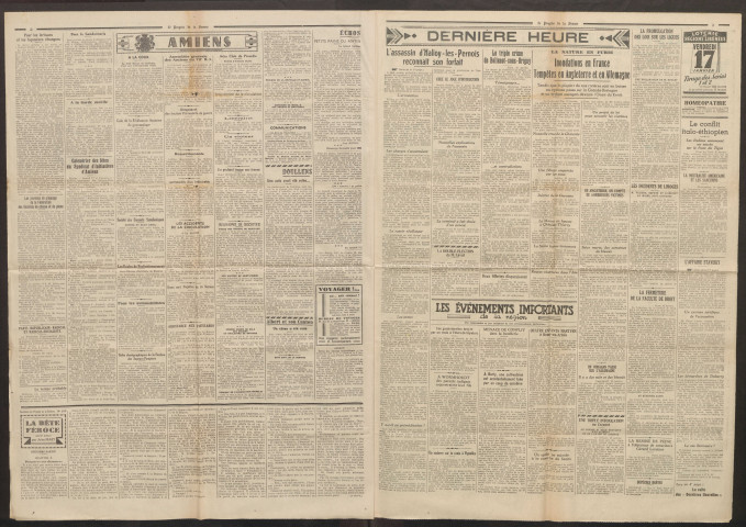 Le Progrès de la Somme, numéro 20576, 11 janvier 1936
