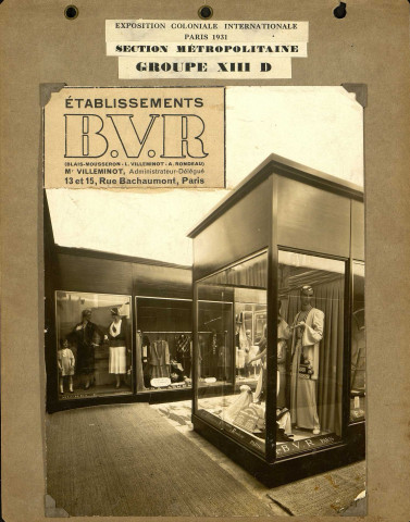 B.V.R. la vie de la Maison de 1930 à 1945 - Recueil par le texte et la photographie des documents relatifs aux principaux évènements de "la vie de la Maison"