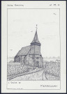 Pierrecourt (Seine-Maritime) : l'église - (Reproduction interdite sans autorisation - © Claude Piette)