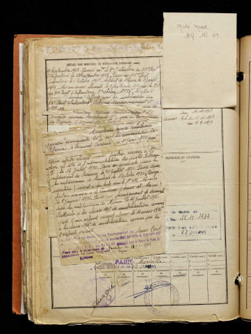 Moitié, Marcel Alfred Achille, né le 02 juin 1897 à Quesne (Le) (Somme), classe 1917, matricule n° 195, Bureau de recrutement d'Amiens