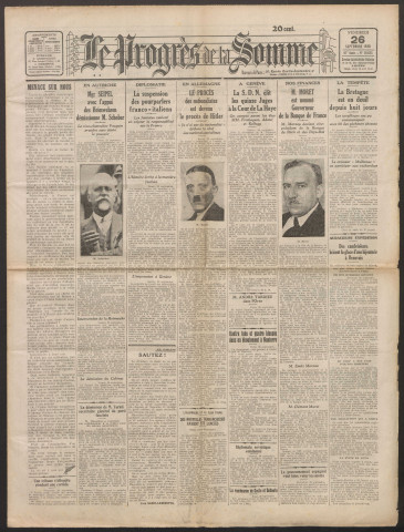 Le Progrès de la Somme, numéro 18655, 26 septembre 1930