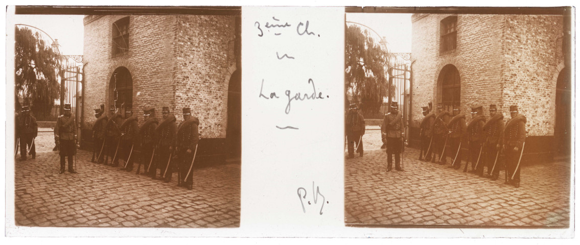 Abbeville. 3e chasseurs. La garde