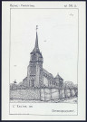 Grandcourt (Seine-Maritime) : l'église - (Reproduction interdite sans autorisation - © Claude Piette)