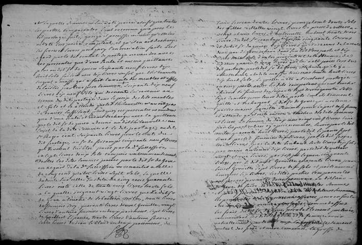 Etude de Me Grégoire Rault à Amiens (étude n°21). Minutes de l'année 1731