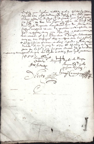 Etude de Me Jean Denis à Amiens (étude n°21). Minutes des années 1628-1669