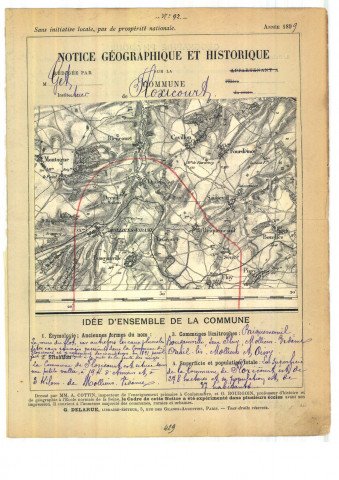 Briquemesnil-Floxicourt (Floxicourt) : notice historique et géographique sur la commune