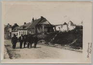 PRISONNIERS ALLEMANDS RUE DE GUISE. 1919. GUSSEMBURGER