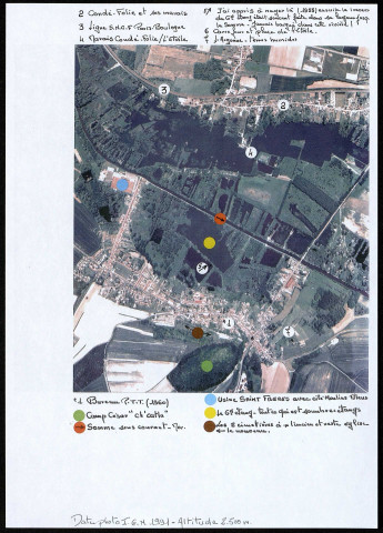 Dossier documentaire composé de nombreuses reproductions de pièces de diverses origines traitant du village de l'Etoile et de ses environs