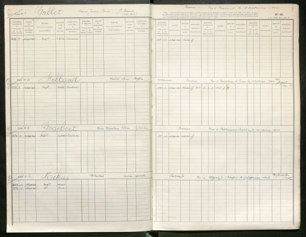 Répertoire des formalités hypothécaires, du 14/09/1955 au 29/12/1955, registre n° 439 (Péronne)