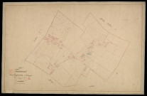 Plan du cadastre napoléonien - Framicourt : Wittaineglise, B développement