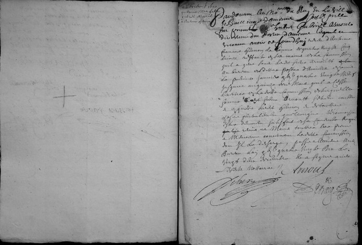 Etude de Me Antoine Debacq à Amiens (étude n°6). Minutes de l'année 1690