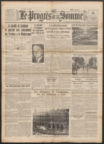 Le Progrès de la Somme, numéro 21398, 19 avril 1938