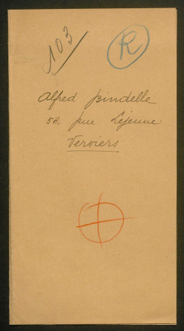 Témoignage de Bindelle Alfred et correspondance avec Jacques Péricard