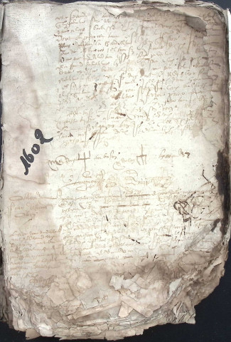 Etude de Me Jean Quignon à Amiens (étude n°22). Minutes des années 1602-1603