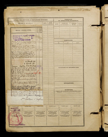 Leblanc, Emile Ernest, né le 08 mai 1890 à Grougis (Aisne), classe 1910, matricule n° 1268, Bureau de recrutement d'Amiens