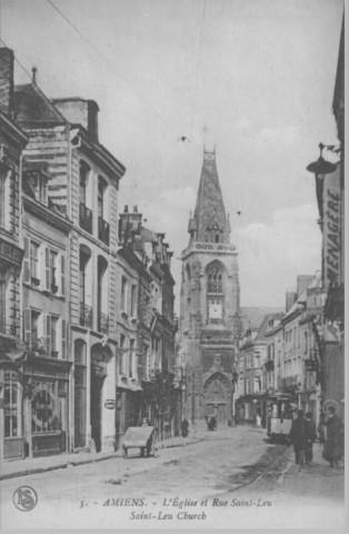 L'église et rue Saint-Leu - Saint-Leu Church