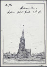 Andainville : église Saint-Vast XIIe siècle - (Reproduction interdite sans autorisation - © Claude Piette)