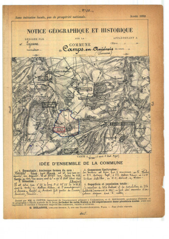 Camps-en-Amiénois : notice historique et géographique sur la commune