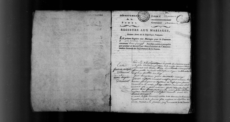 Amiens (2e arrondissement) : mariages