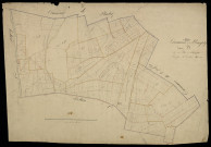 Plan du cadastre napoléonien - Nampty : Bois de Nampty (Le), B