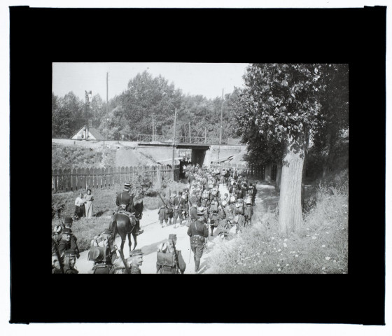 Retour de Sissonne chasseurs à pied - août 1913