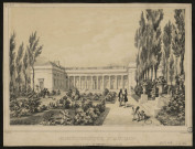 Bibliothèque d'Amiens en 1825 par M.Cheussey architecte de la ville