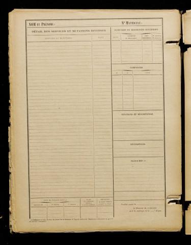 Bliot, Herménie Valentin Camille, né le 14 février 1898 à Lamotte-Brebière (Somme), classe 1918, matricule n° 165, Bureau de recrutement d'Amiens