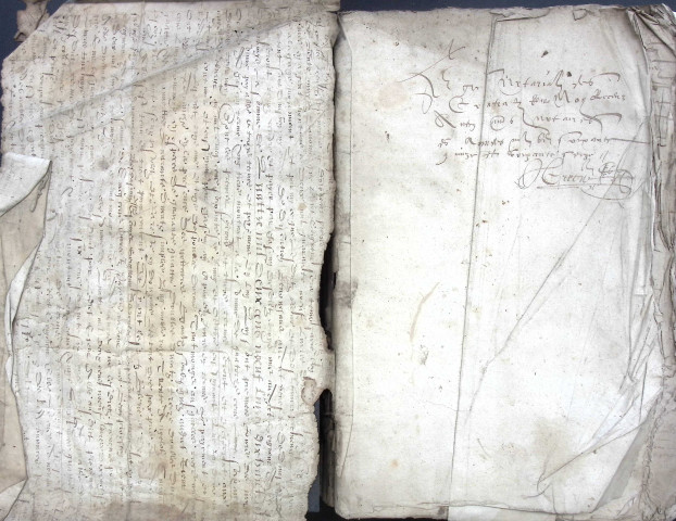 Etude de Me Nicolas Cretu à Amiens (étude n°3). Minutes des années 1575-1576