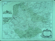 Carte topographique du gouvernement général de Picardie avec toutes les frontières, dressée sur les mémoires les plus nouveaux et assujetie aux observations astronomiques, notamment à celle de Mr Cassini de Thury, dédiée au Roy