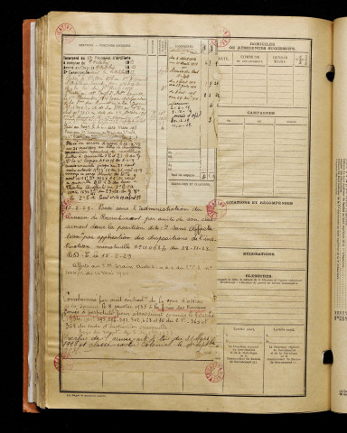 Masson, Louis Ferdinand Albert, né le 16 décembre 1892 à Pertain (Somme), classe 1912, matricule n° 963, Bureau de recrutement de Péronne