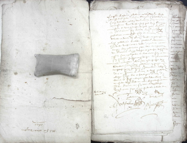 Etude de Me Jean Ricart à Amiens (étude n°9). Minutes de l'année 1620