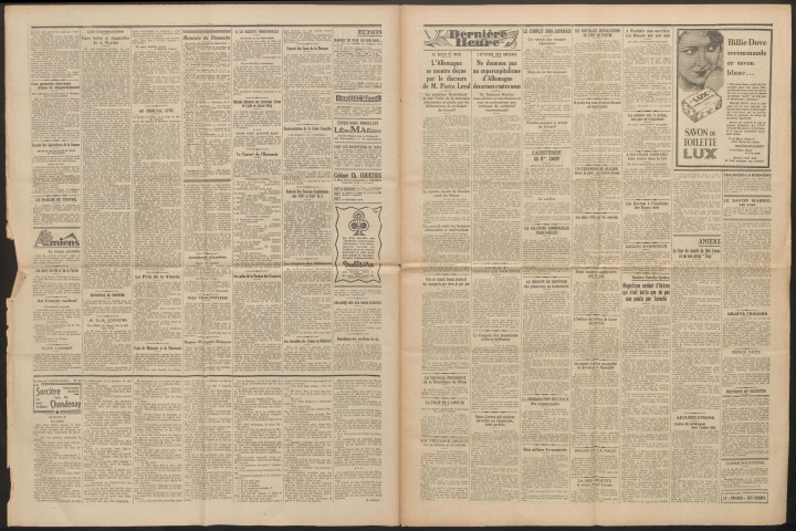 Le Progrès de la Somme, numéro 19084, 29 novembre 1931