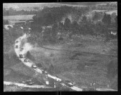 Condé-Folie. Les troupes de Rommel passant la Somme, fin mai 1940
