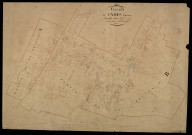 Plan du cadastre napoléonien - Camps-en-Amienois (Camps) : Village (Le), A et B développement