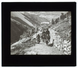 Gavarnie - chemin de la cascade - 1908