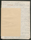 Témoignage de Delcourt, Georges et correspondance avec Jacques Péricard
