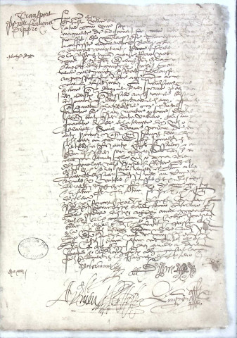 Etude de Me Jean Quignon à Amiens (étude n°22). Minutes de l'année 1586 (volume 2)