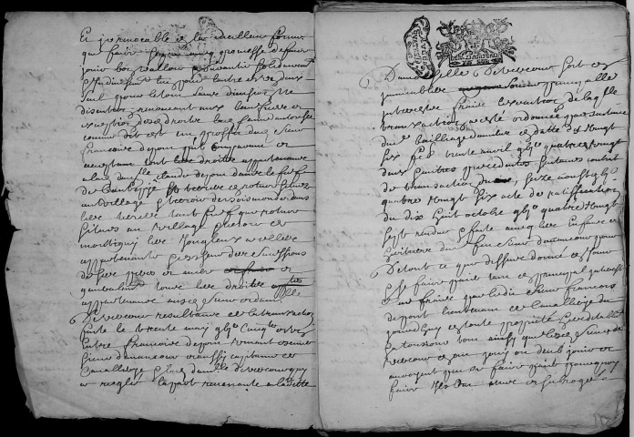 Etude de Me Henri Louette à Amiens (étude n°22). Minutes de l'année 1692