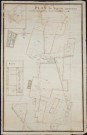 Plan des propriétés appartenant au citoyen Gallope situées Terroir d'Armancourt en 1792