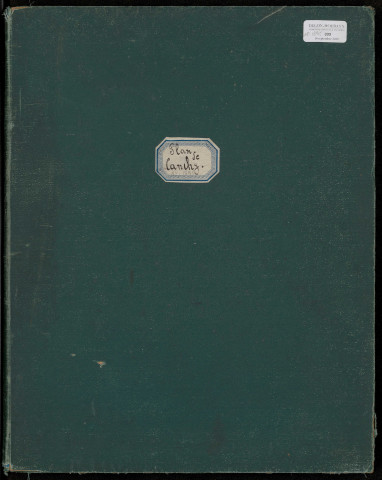 Plan géométrique des propriétés situées sur les communes de Canchy et Domvast appartenant à Monsieur Ridoult Dubois propriétaire a Hauteville Caumont. France, Neuilly l'Hôpital, daté 1874