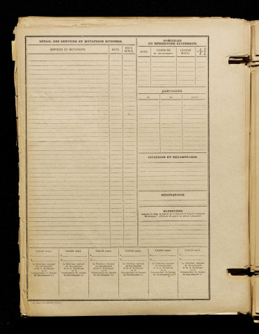 Lemaire, Pierre Paul Roland, né le 29 juin 1898 à Morvillers-Saint-Saturnin (Somme), classe 1918, matricule n° 433, Bureau de recrutement d'Amiens