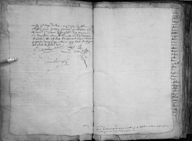 Etude de Me François Lecaron à Amiens (étude n°11). Minutes de l'année 1630