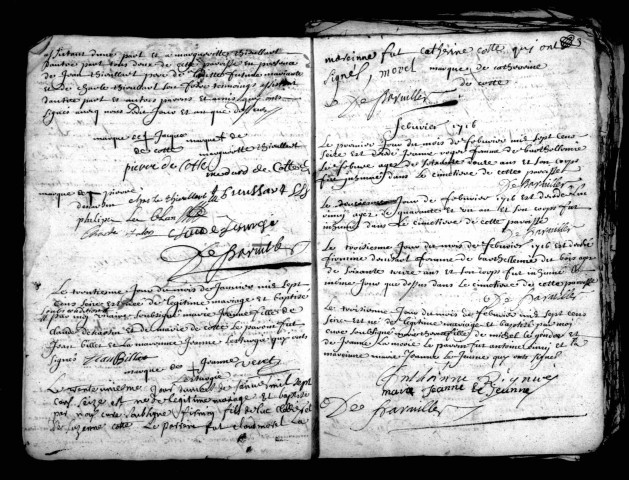 Caix (Sainte-Croix) : baptêmes, mariages, sépultures