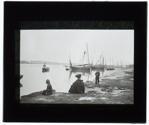 Sur la plage à Etaples - juillet 1902